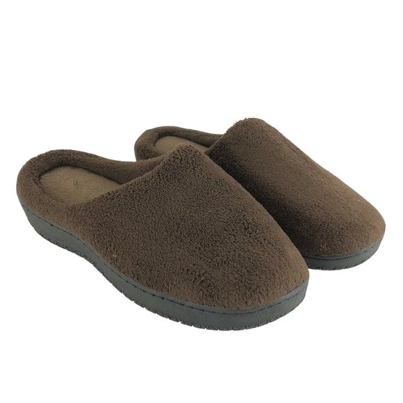 SandalUp Womens Slippers Clogs Fuzzy Faux Fur Slides Brown Size 38/39 US 7-8 - Picture 1 of 5